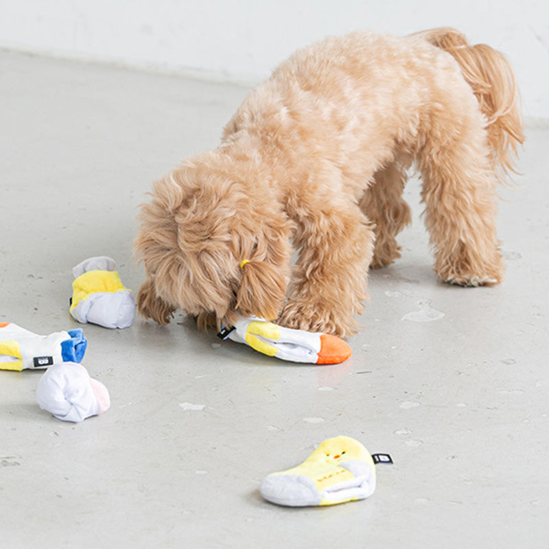 Bite Me | 3 Socks Set Soft Plush Nosework Dog Toy - Woof² HK