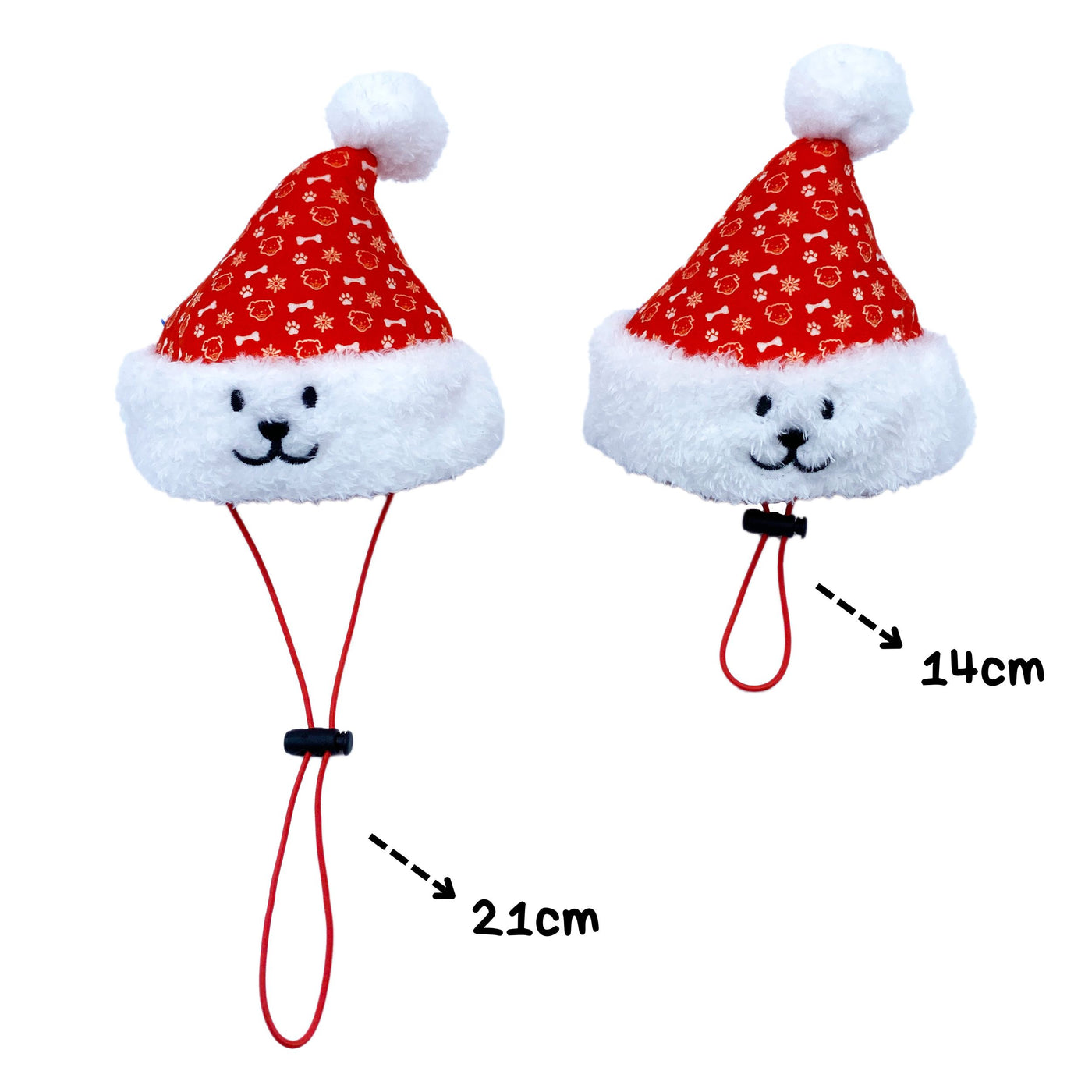 Woof² | Christmas Santa 8% OFF Bundle [Christmas Santa Hat + Christmas Stocking Soft Plush Pet Toys]