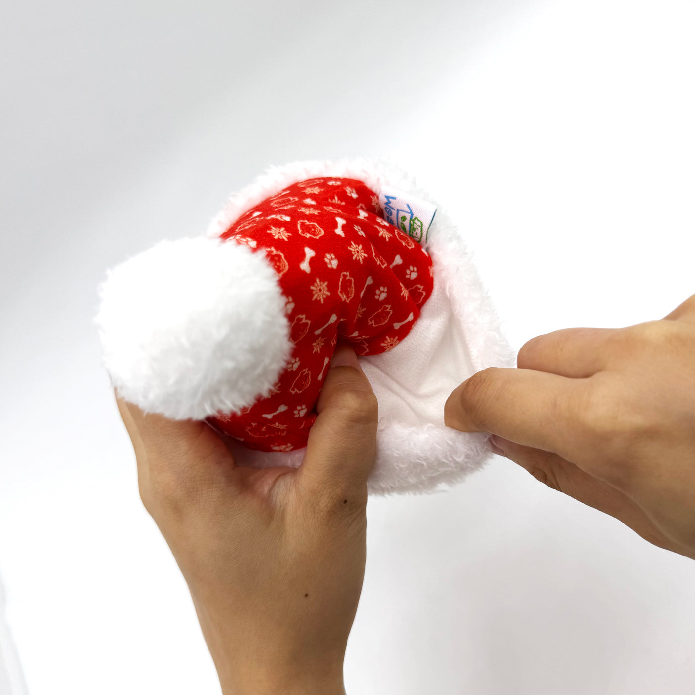 Woof² | Christmas Santa Hat Nosework Soft Plush Pet Toy