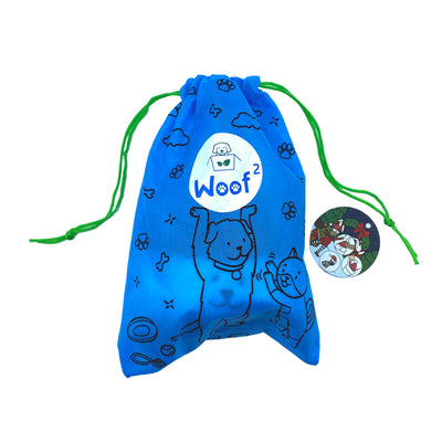 Woof² | Christmas Santa Hat Nosework Soft Plush Pet Toy