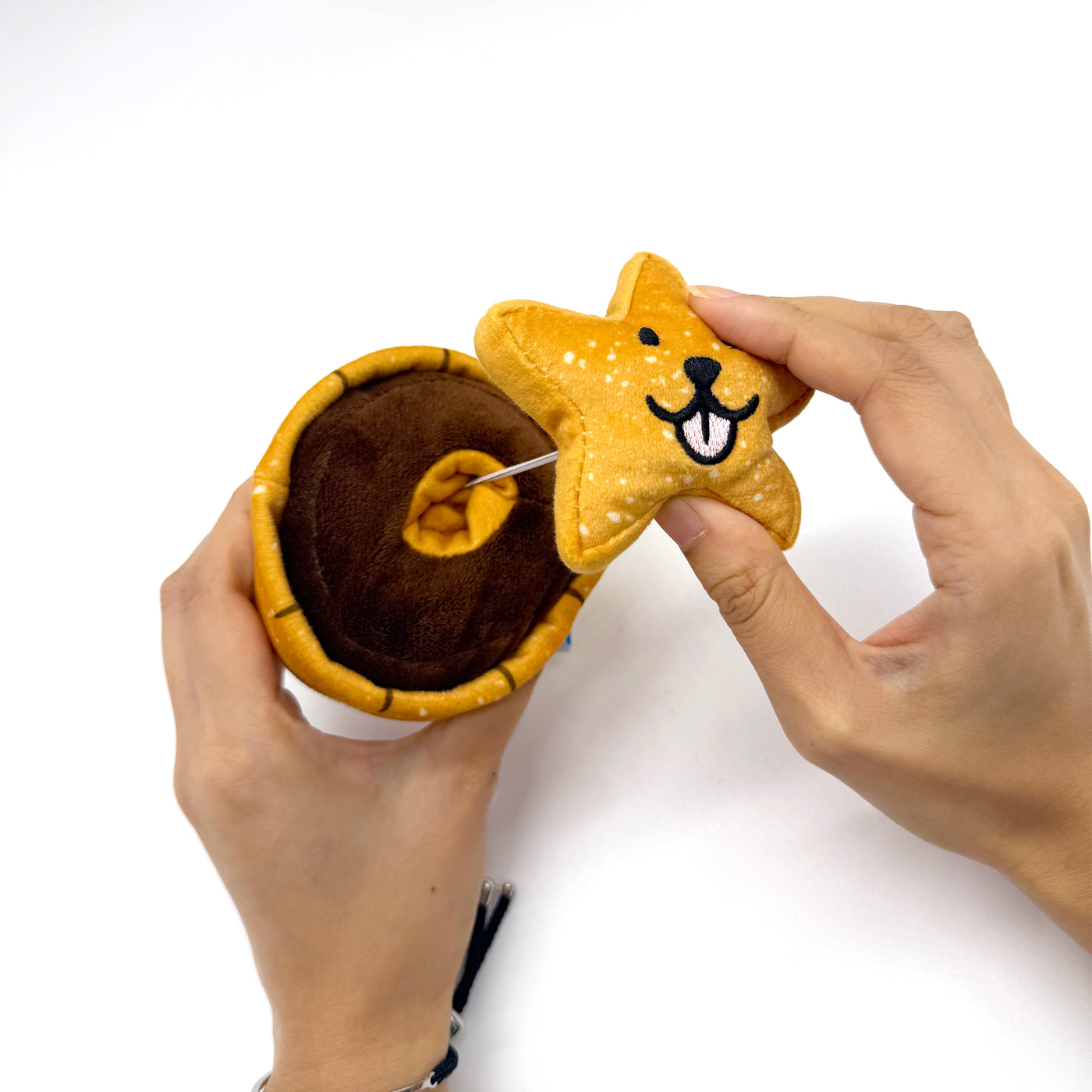 Woof² | Mince Pie Nosework Soft Plush Pet Toy