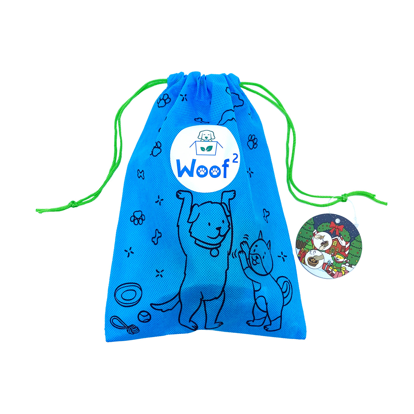 Woof² | Mince Pie Nosework Soft Plush Pet Toy