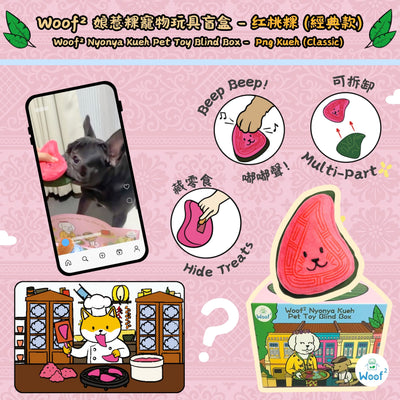 Woof² | Nyonya Kueh Series Pet Toys Blind Box