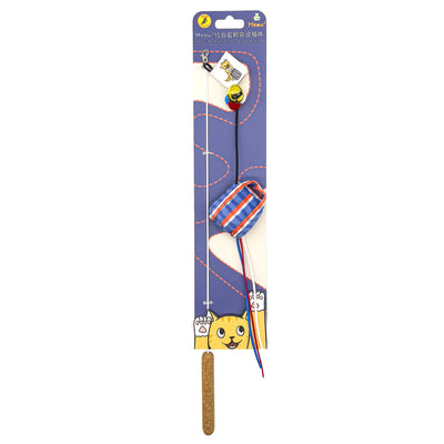 Meow² |  Red-White-Blue Bag Soft Plush Cat Wand