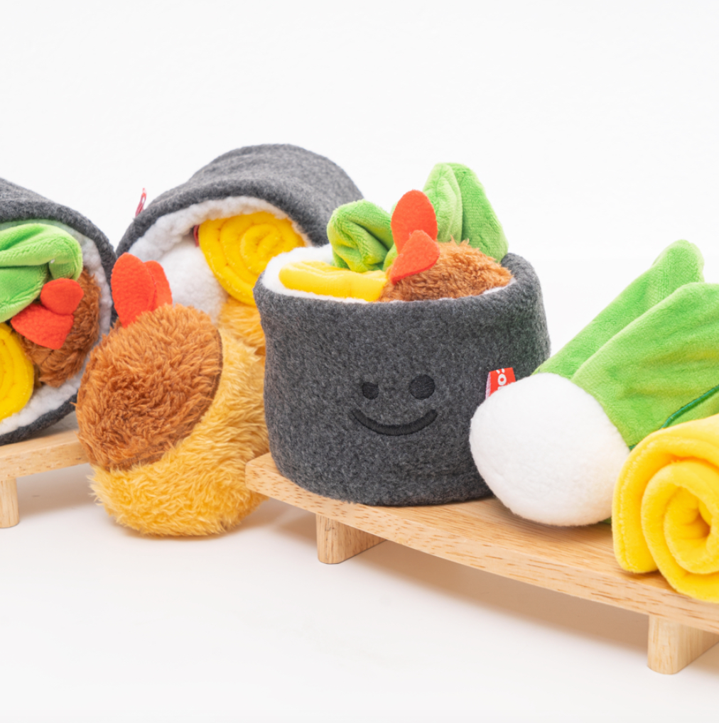 Bacon Box | Giant Gimbap Soft Plush Nosework Dog Toy - Woof² HK