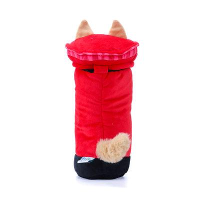 Woof² | British Postbox Treat-Dispensing Soft Plush Pet Toy