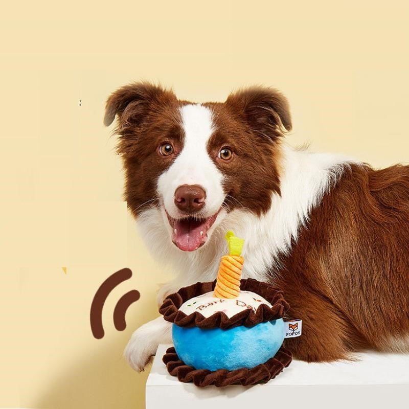 'Bark Day' Birthday Cake Dog Toy - Woof² HK