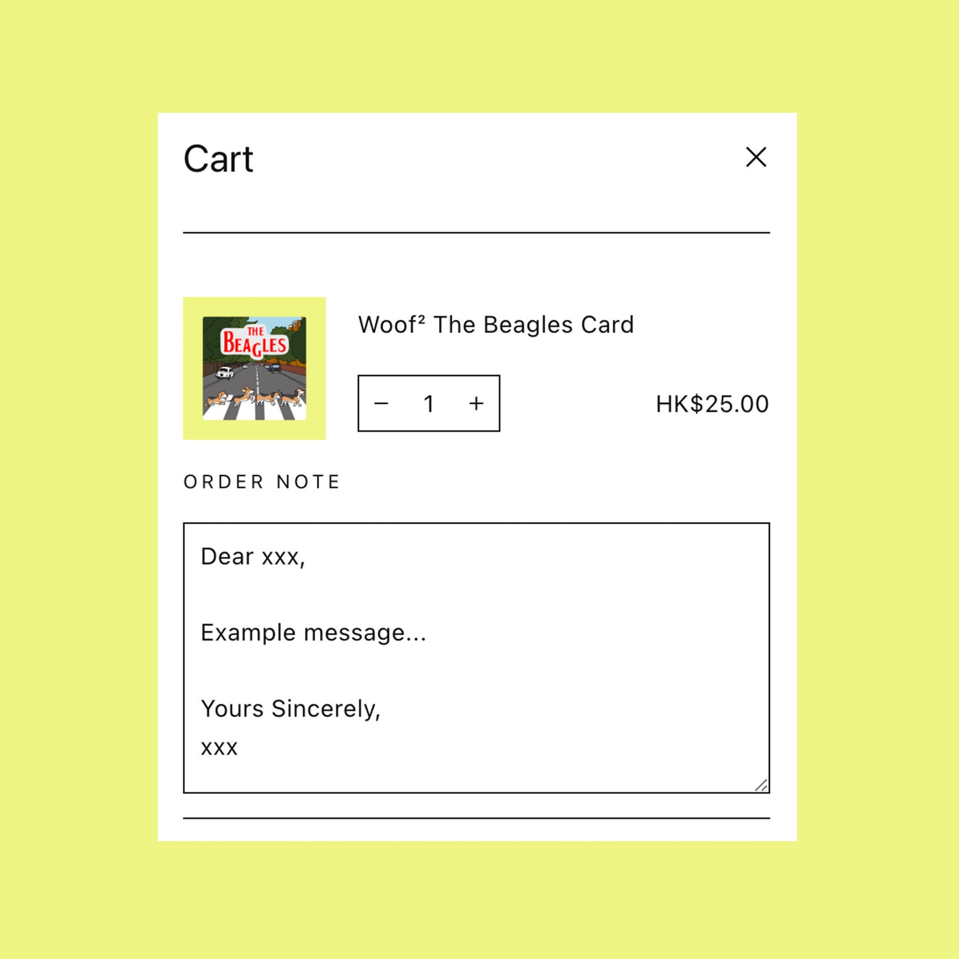 Woof² The Beagles Card - Woof² HK