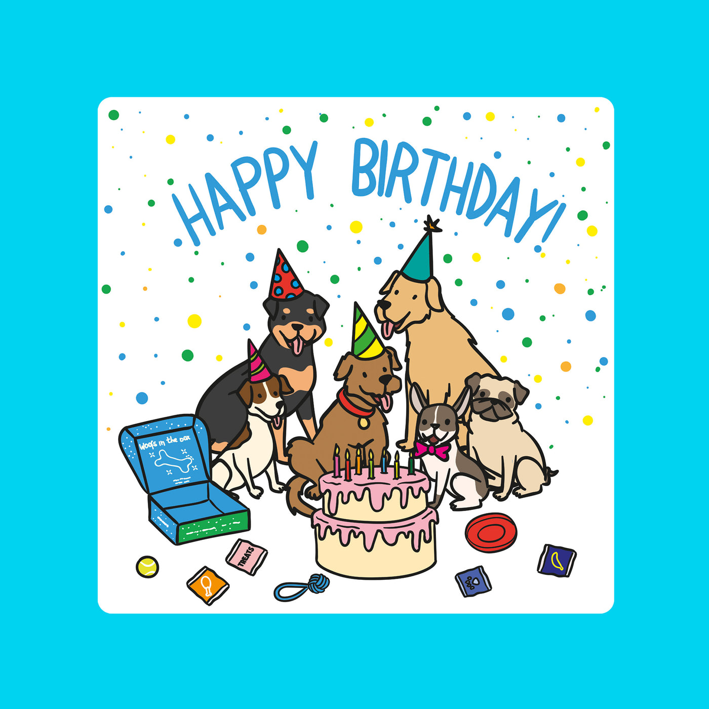 Woof² Happy Birthday Pawty Card - Woof² HK