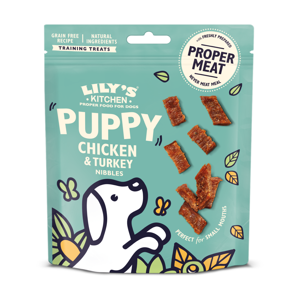 Lily's Kitchen Chicken and Turkey Nibbles Puppy Dog Treats - Woof² HK