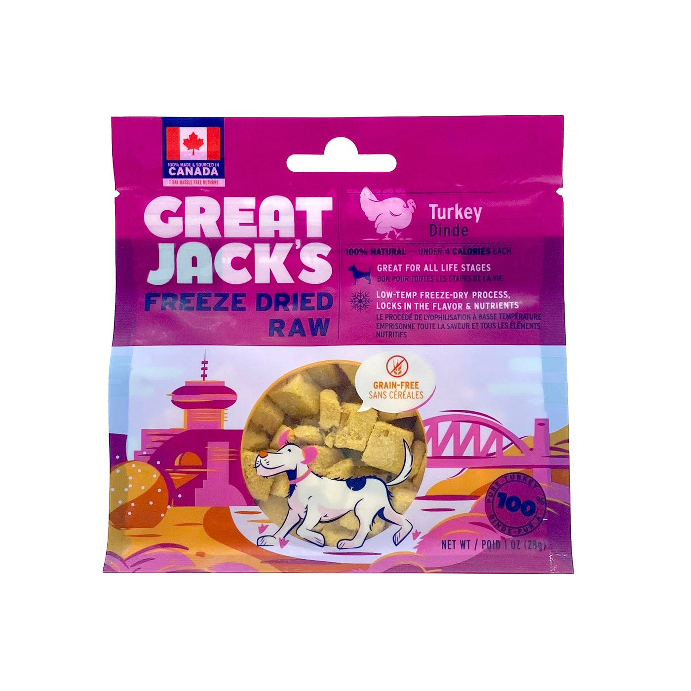 Great Jack's Freeze-Dried Turkey Dog Treats - Woof² HK