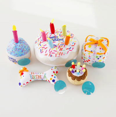 Happy Birthday Cupcake Soft Plush Dog Toy - Woof² HK