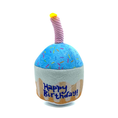 Happy Birthday Cupcake Soft Plush Dog Toy - Woof² HK