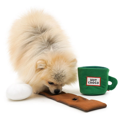 Bacon Box | Hot Chocolate Soft Plush Dog Nosework Toy - Woof² HK