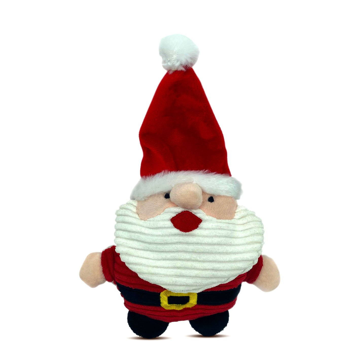 Christmas Chubby Santa Soft Plush Dog Toy - Woof² HK