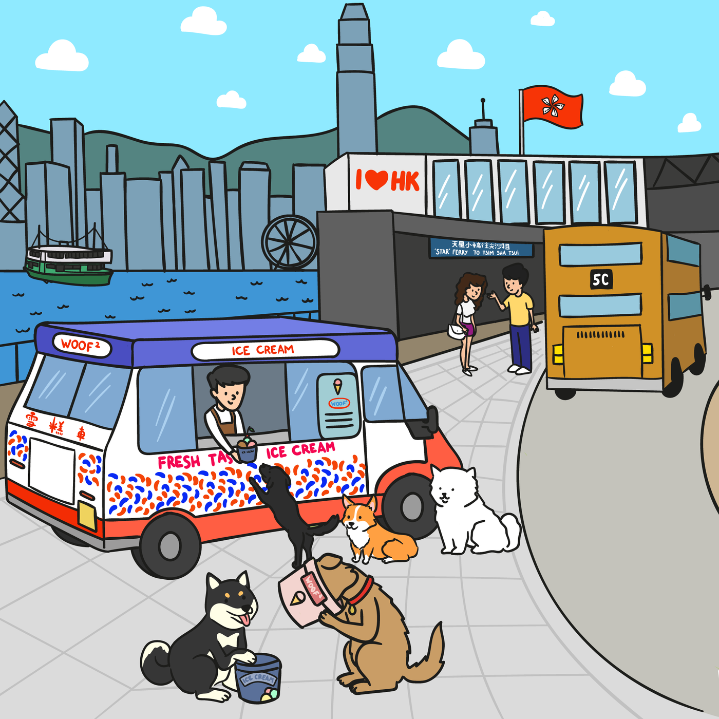 Woof² Ice-Cream Box Theme - Woof² HK