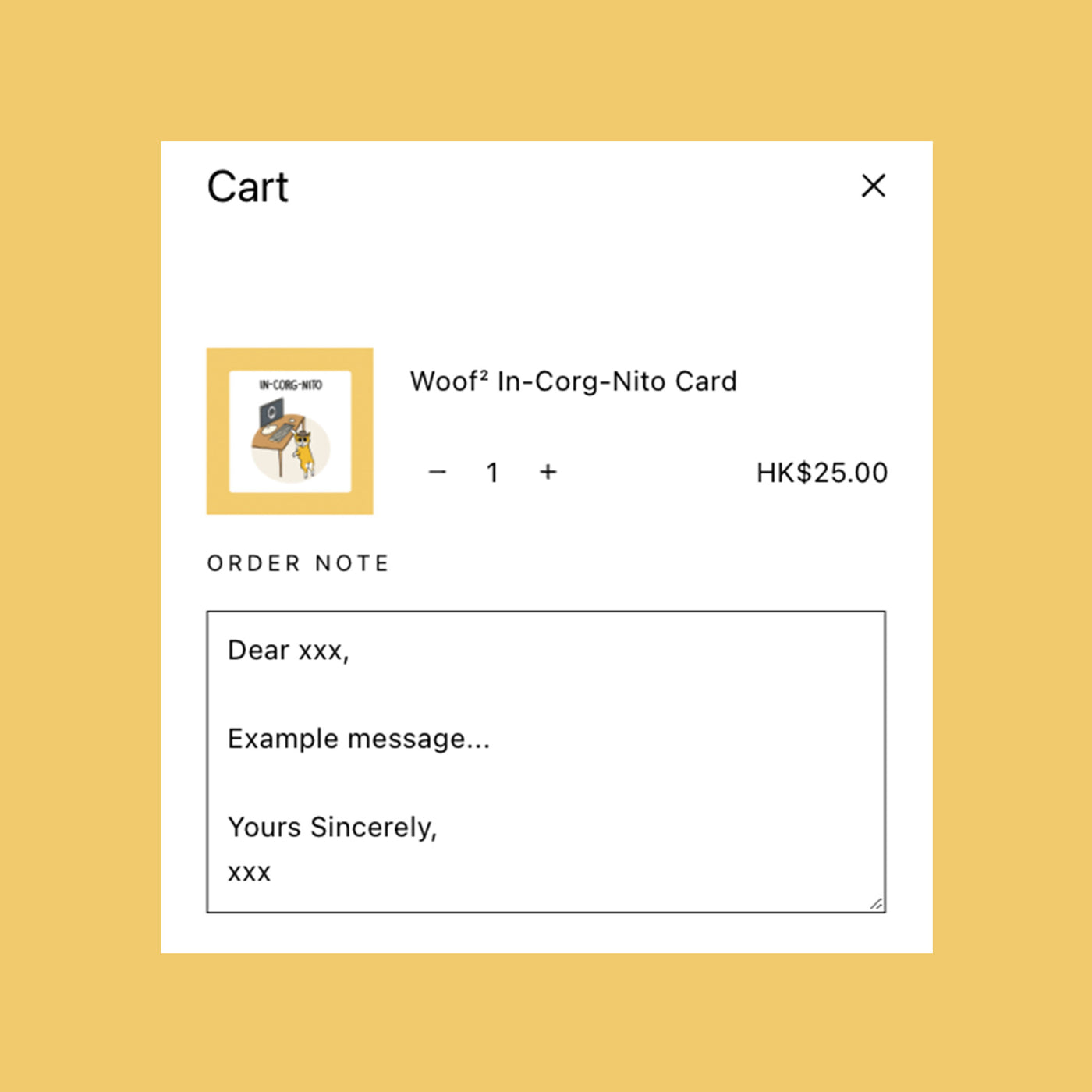 Woof² In-Corg-Nito Card - Woof² HK