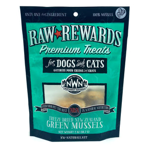 Northwest Naturals Raw Rewards Freeze Dried Treats For Dogs And Cats - Green Lips Mussels - Woof² HK