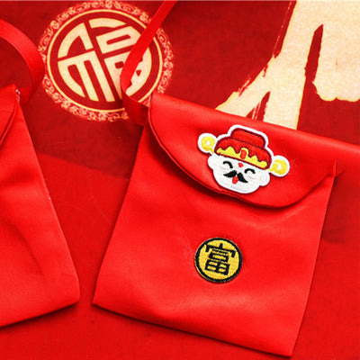 Chinese New Year God of Wealth Red Packet For Dogs/Cats - Woof² HK