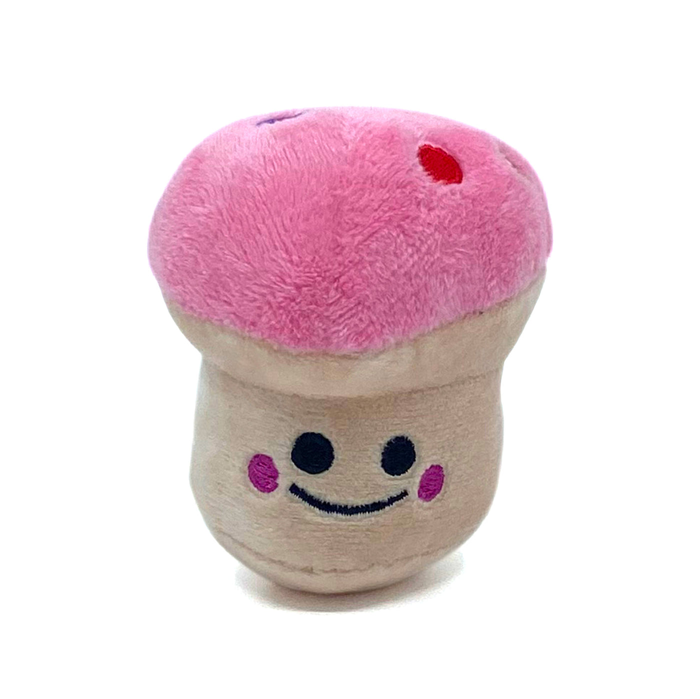 Smiley Mushroom Soft Plush Dog Toy - Woof² HK