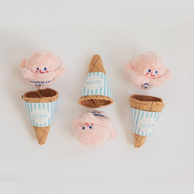 Biteme Strawberry Ice Cream Soft Plush Nose-work Toy - Woof² HK