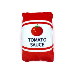 Tomato Sauce/Ketchup Soft Plush Dog Toy - Woof² HK