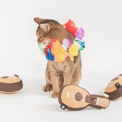 Biteme Ukulele Catnip Soft Plush Cat Toy - Woof² HK