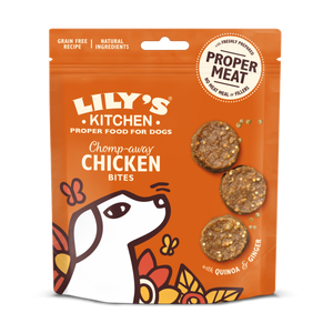 Lily's Kitchen Chomp-Away Chicken Bites Dog Treats - Woof² HK